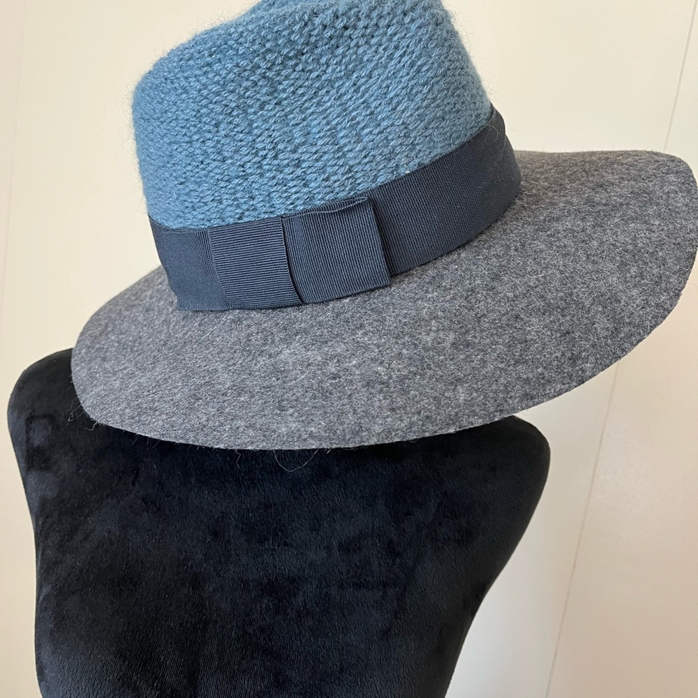 Anthropology Bettina felt wool & knit Hat